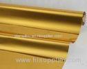 12Micron Metallic Gold Foil For Thin Lines / Small Words / Plastic Boxs Caps