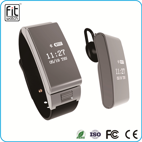 Calorie counter bluetooth headset smart bracelets