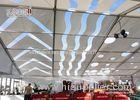 Exhibition Big White Tents For Parties 5000Sqm Aluminum Frame