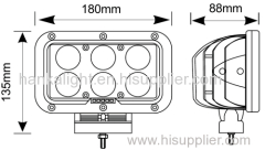 TOP quality 60 watt Working led lights 12v offroad auto 60w led working light for car