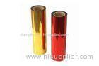 Gold Red Hot Stamping Foil For Plastic PVC Opp Fim 115 - 120 Recommended