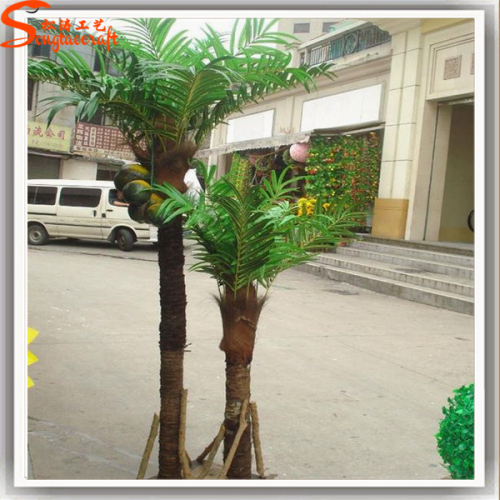 Name Guangzhou factory direct high imitation giant palm tree dubai fake durable ornamental date palm trees