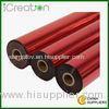 Red Food Packing Colored Foil Paper Sheets Flat Hot Stamp 120M Length