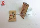 Custom Tea / Coffee / Food Packaging Brown Kraft Paper Bags With Matte Finished
