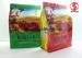 Customized Flat Bottom Resealable Stand Up Zip Pouch With Window On Side Parts
