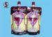 Resealable Spouted Pouches Packaging Stand Up Bag With Vivid Gravure Printing