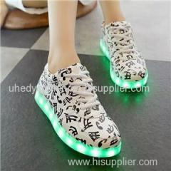 Direct Deal Spring New Style LED Shoes Colorful Unisex LED Shoes USB Charging Simulation LED Shoes