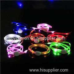 Colorful Waterproof LED Shoelaces LED Nylon Shoelaces Wholesales Light Up Nylon Shoelaces