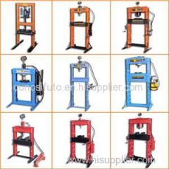 Hydraulic 6Ton H-Frame Shop Press With Bottle Jack