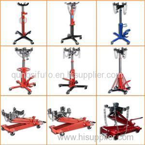 US Style Two Stage Pedestal High Transmission Jack Lift Hoist Swivel Wheels