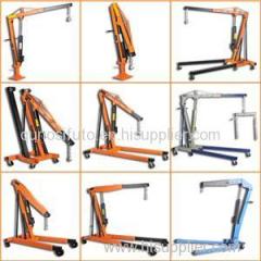 Heavy Duty Constructed 2Ton Shop Crane Engine Crane Cherry Picker With ASNI/ASME