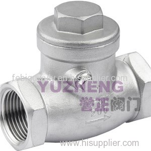 H14 Screwed Swing Check Valve