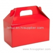 Gable Box Flat packed Medium Brown PAPER GIFT PACKAGING BOX