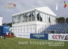 Big Luxury Fire Retardant Glass and Solid Wall 1010m Double Decker Marquee Tents