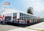 Party Luxury Wedding Tents Glass Walls for 500 - 600 Pperson