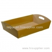 Hamper Tray Flat Pack for food pack paper box gift packaging large hamper tay cardbaord