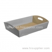 Hamper Tray Flat Pack for food pack paper box gift packaging large hamper tay cardbaord