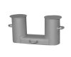 Marine Casting Steel Double Bitts Bollard