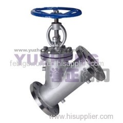 Y-type Flanged Globe Valve