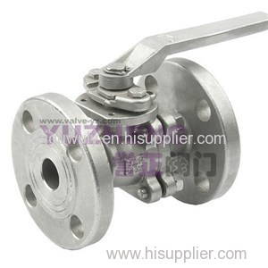 2PC Stainless Steel Flanged Ball Valve