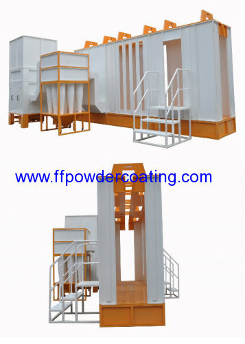 Electrostatic Powder Paint Room with Multi Cyclone