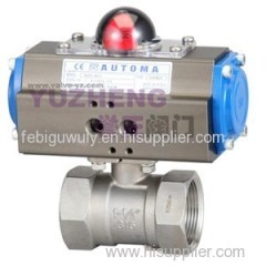 1PC Thread Pneumatic Ball Valve