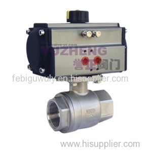 2PC Inner Thread Pneumatic Ball Valve