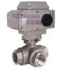 Thread 3Way Electric Ball Valve