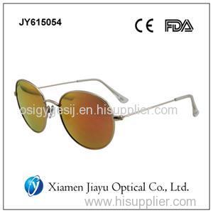 Round Metal Driving Sunglasses