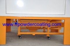 Automatic powder coating booth systems