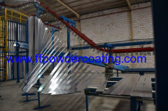 Vertical Aluminium profiles powder coating finishing solutions