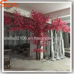 Dark pink professional design artificial trees cherry blossom trees