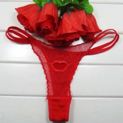 Rose flower sexy hipster t- back lingerie women thong panties sexy stock t back underwear
