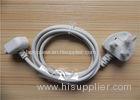 White 1.8M Length UK Plug AC Power Cables for Apple MacBook Pro Laptop Adapter