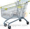 Commercial Supermarket Grocery Shopping Cart 180 Litres Volume With EVA + PP Wheel