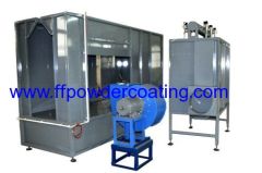 Furniture powder coating spray booth