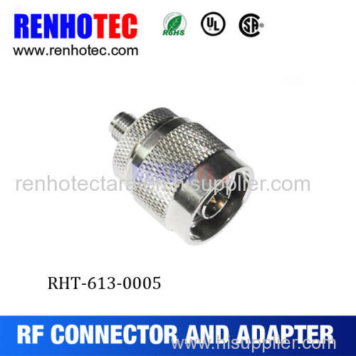 large diameter rf coax connector n to sma
