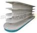 Half Round Supermarket / Convenience Store Display Racks Indoor Outdoor