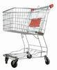 Grocery Store Shopping Carts Unfolding Style Zinc Plated Surface Treatment
