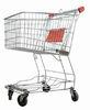 Grocery Store Shopping Carts Unfolding Style Zinc Plated Surface Treatment