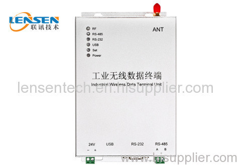 Wireless DTU PLC wireless controller 5W 24V power supply radio modem RS232 RS485 USB 10km wireless control Modbus DTU