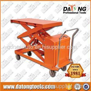 Electric Powered Scissor Lift Table Cart 1000kg Capacity