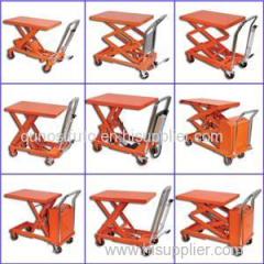 Electric Powered Scissor Lift Table Cart 350kg Capacity