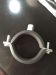 Rubber hanging hose clamp