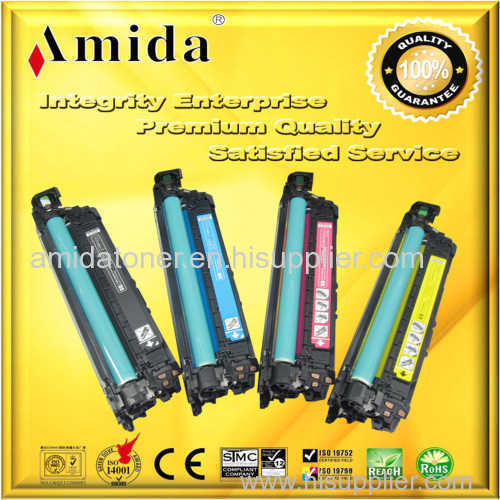 Compatible color toner cartridge for HP and Canon