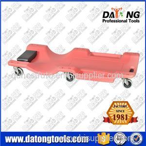 40'' Car Creeper Rolling Seat Plastic Red With Tray
