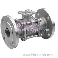 3PC Full Bore Stainless Steel Flanged Ball Valve