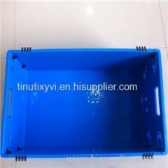 600*500*280 Mm Collapsible Solid Plastic Crates