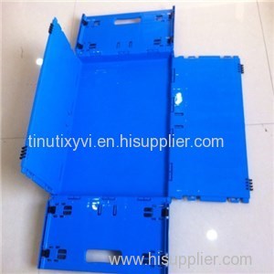 600*400*340 Mm Solid Plastic Folding Small Crates