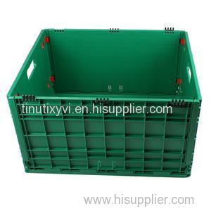400*300*230 Mm Foldable Solid Plastic Crates